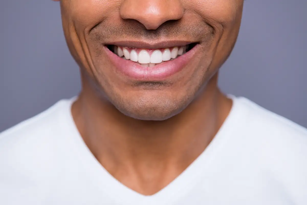 A happy, smiling man with great teeth